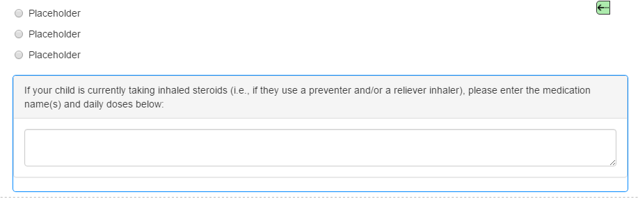 Picture showing the Text Panel Label. 